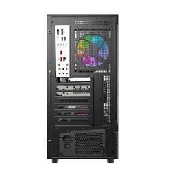 DarkFlash 376*208*405mm DY460 NOIR Front and Sides Mid Tower Blanc