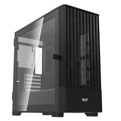 DarkFlash DK415M Mesh mATX PC Case, 2x ARGB Fans Included, Black