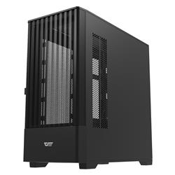 DarkFlash DK415M Mesh mATX PC Case, 2x ARGB Fans Included, Black