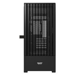 DarkFlash DK415M Mesh mATX PC Case, 2x ARGB Fans Included, Black