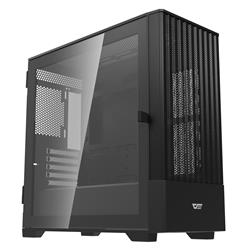 DarkFlash DK415M Mesh mATX PC Case, 2x ARGB Fans Included, Black