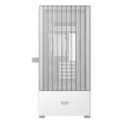 DarkFlash DK415M Mesh mATX PC Case, 2x ARGB Fans Included, White