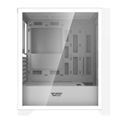 DarkFlash DRX70 Mesh ATX PC Case, 4x ARGB Fans Included, White