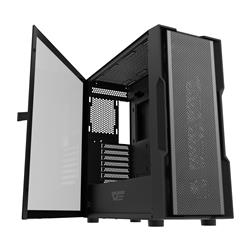 DarkFlash DK431 E-ATX PC Case, 4x ARGB Fans Included, Black
