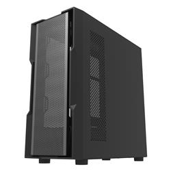 DarkFlash DK431 E-ATX PC Case, 4x ARGB Fans Included, Black