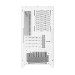 ARMOURY A08 Micro ATX Case, Wood Front Panel, White