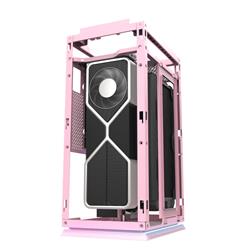 Boîtier PC DarkFlash DLH21 Mini ITX, rose
