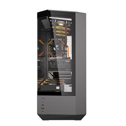 Boîtier PC ATX de luxe DarkFlash DY460, 4 ventilateurs ARGB inclus, noir