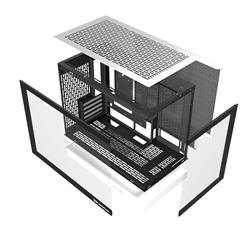 DarkFlash F1  FLOATRON M-ATX PC CASE  White(Open Box)