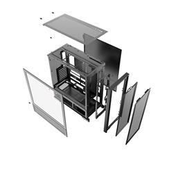 DarkFlash AIR Nova E-ATX PC Case, noir