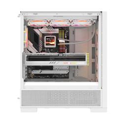 DarkFlash AIR Nova E-ATX PC Case, blanc