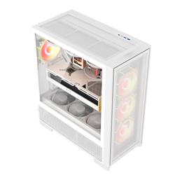 DarkFlash AIR Nova E-ATX PC Case, blanc