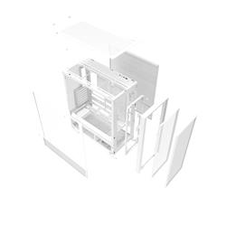 DarkFlash AIR Nova E-ATX PC Case, blanc