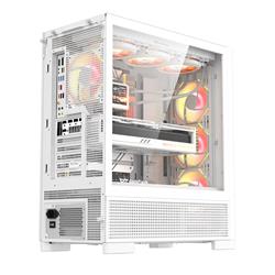 DarkFlash AIR Nova E-ATX PC Case, blanc