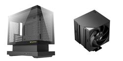 DarkFlash F1 FLOATRON M-ATX PC CASE+PCCOOLER CPS RZ700D Single Tower CPU Air Cooler