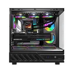 DarkFlash 376*208*405mm DY460 NOIR Front and Sides Mid Tower Blanc