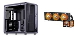 JONSBO BO400 ATX Computer Case+DarkFlash UV360 AIO CPU Cooler
