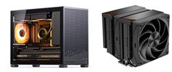 JONSBO D32 PRO Micro-ATX PC Case+PCCOOLER CPS RZ620 Dual Tower CPU Air Cooler,Black