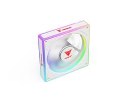 Ventilateur de boîtier PC Armoury JF002-W 5 V 3 broches 12 cm ARGB - Blanc
