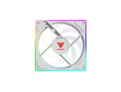 Ventilateur de boîtier PC Armoury JF002-W 5 V 3 broches 12 cm ARGB - Blanc