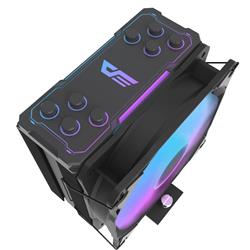 DarkFlash Storm Z4 Pro Mist Tower CPU Cooler, Black(Open Box)