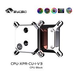 Bloc de refroidissement à eau CPU hautes performances Bykski CPU-XPR-CU-I pour Intel