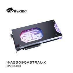 Bykski Armored End Port GPU Waterblock with Backplate for ASUS RTX5090