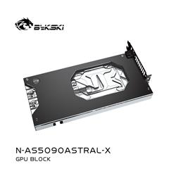 Bykski Armored End Port GPU Waterblock with Backplate for ASUS RTX5090