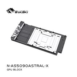 Bykski Armored End Port GPU Waterblock with Backplate for ASUS RTX5090
