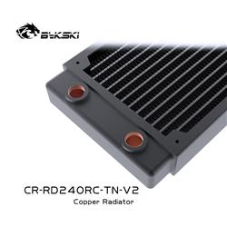 Bykski 240mm x 30mm RC Series Radiator, 120mm x 2, Dual Fan