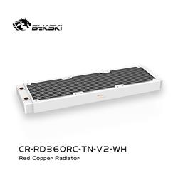 Bykski 360mm x 30mm RC Series Radiator, 120mm x 3, Triple Fan White (CR-RD360RC-TN-V2-W)