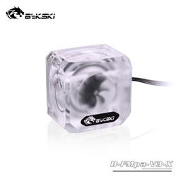 Indicateur de débit Bykski à 3 voies – Givré avec RVB adressable 5 V (RBW)