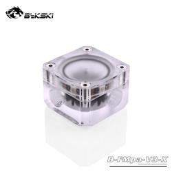 Indicateur de débit Bykski à 3 voies – Givré avec RVB adressable 5 V (RBW)