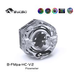 Bykski 6-Sided Flow Indicator w/ 5v Addressable RGB (RBW)