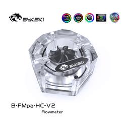 Bykski 6-Sided Flow Indicator w/ 5v Addressable RGB (RBW)