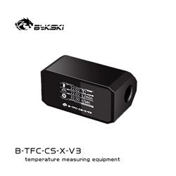 Bykski Inline Flow Meter and Thermometer Safety Module w/ OLED Display