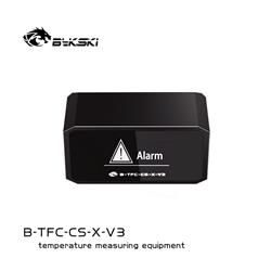 Bykski Inline Flow Meter and Thermometer Safety Module w/ OLED Display