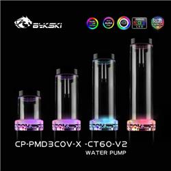 Bykski DDC CP-PMD3COV-X / Combo réservoir PMMA 150 mm - Noir avec 5 V