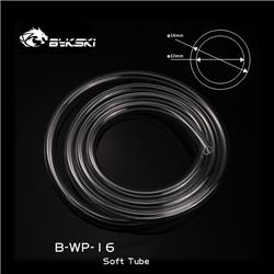 Bykski 10mm x 16mm Flexible PVC Tubing - Clear - 3 Meters