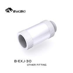 Bykski G 1/4in. Male/Female Extension Coupler - 30mm (B-EXJ-30-W)