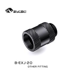 Bykski G 1/4in. Male/Female Extension Coupler - 20mm ( B-EXJ-20-BK)