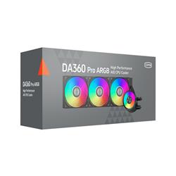 PCCOOLER CPS DA360 PRO ARGB CPU Liquid Cooler,Infinite Halo Lighting(Open Box)