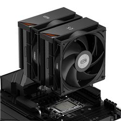 PCCOOLER CPS RT620 Digital Dual Tower CPU Air Cooler,Real-Time Status