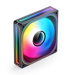 JONSBO ZB-120B PC Case Fan，2400RPM，3Pin ARGB，4Pin PWM(Open Box)