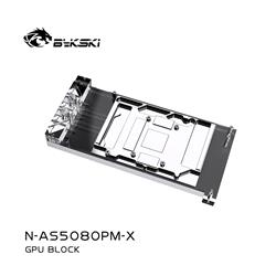 Bykski Armored End Port GPU Waterblock with Backplate For  PRIME 5080