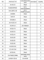 Banc d’affichage Bykski B-CEC-X Custom Builder (accessoires inclus)
