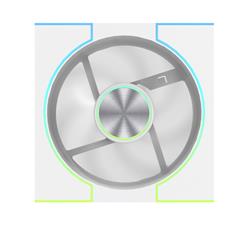 DarkFlash  DM8 LINE  A-RGB Cooling Fan, 1 Pack, White