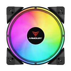 ARMOURY Block Guardian Fan ARGB, Fan silencieux, noir