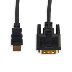 Câble à liaison simple HDMI vers DVI (DVI-D) iCAN, mâle vers mâle, 3 pieds, noir(Open Box)