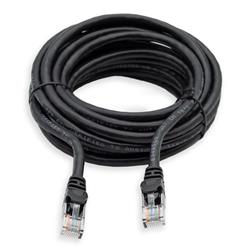 iCAN CAT6 24AWG RJ45 Black Patch Cable, 15FT, Black